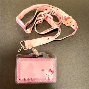 Hello Kitty Lanyard Badge/ID Holder | Like New